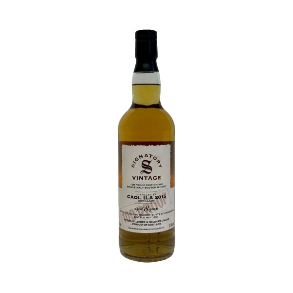 Signatory Vintage Caol Ila 8 Year Old 100 Proof Series 700ml bottle - Scotch Whisky whisky