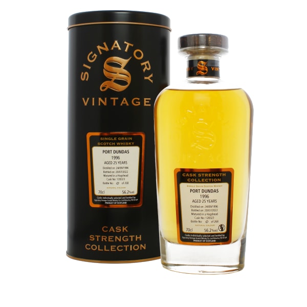 Signatory Vintage Port Dundas 1996 25 Year Old 700ml bottle - Scotch Whisky whisky