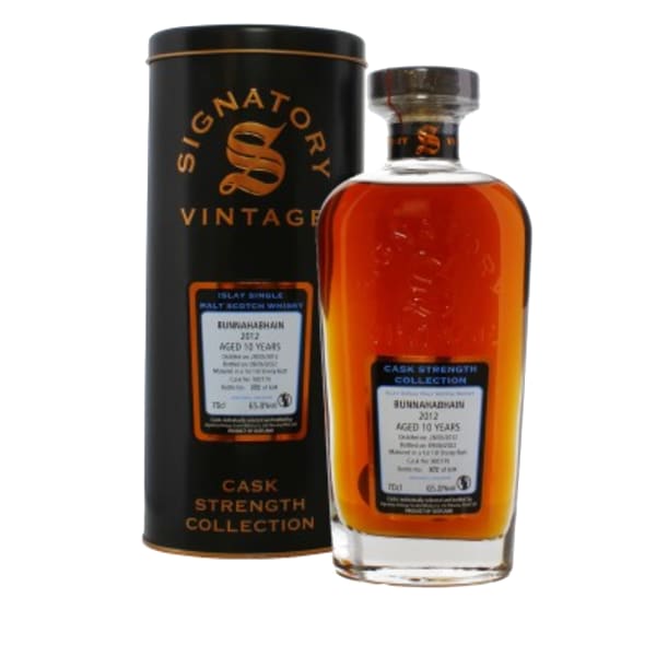 Bunnahabhain 2012 10 Year Old - Cask Strength Collection (Signatory) 700ml bottle - Scotch Whisky whisky