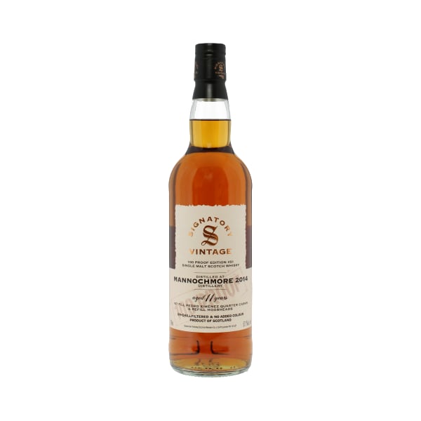 Signatory Vintage Mannochmore 2014 11 Year Old 100 Proof Edition #51 700ml bottle - Scotch Whisky whisky