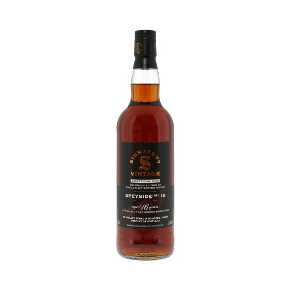 Signatory Vintage Speyside 16 Year Old Exceptional Cask 100 Proof Edition #8 700ml bottle - Scotch Whisky whisky