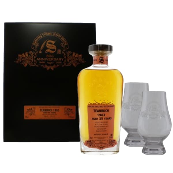 Teaninich 1983 35 Year Old - 30th Anniversary Gift Box (Signatory) 700ml bottle - Scotch Whisky whisky