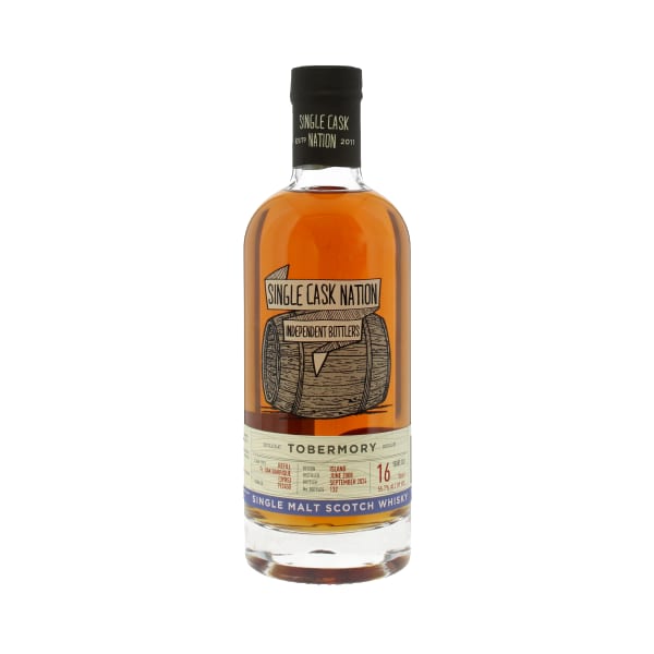 Single Cask Nation Tobermory 2008 16 Year Old 700ml bottle - Scotch Whisky whisky