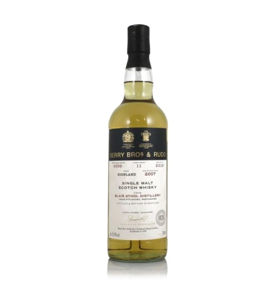 Blair Athol 11 Year Old 2007 (cask 4599) - Berry Bros. & Rudd 700ml bottle - Scotch Whisky whisky