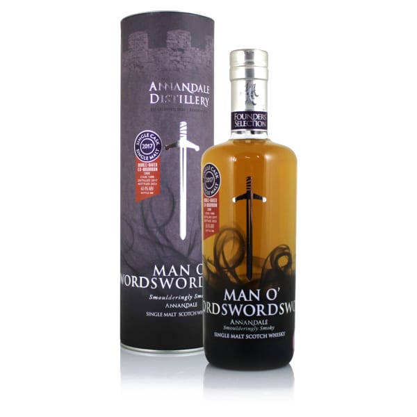 Annandale 2017 Man O' Sword Ex-Bourbon Cask #1488 700ml bottle - Scotch Whisky whisky