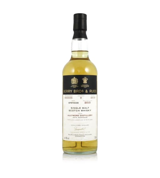 Aultmore 9 Year Old 2010 (cask 800333) - Berry Bros. & Rudd  700ml bottle - Scotch Whisky whisky