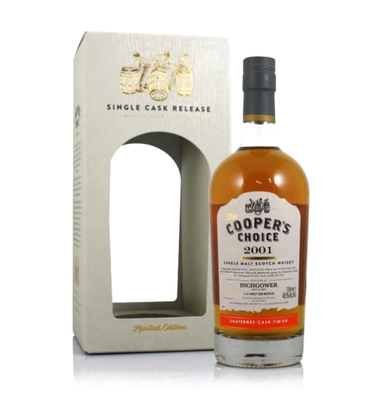 Inchgower 19 Year Old 2001 (cask 9334) - The Cooper's Choice (The Vintage Malt Whisky Co.) 700ml bottle - Scotch Whisky whisky