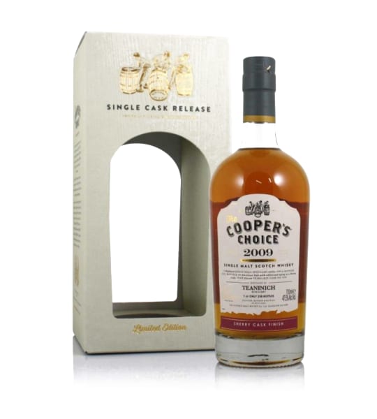 Teaninich 11 Year Old 2009 (cask 9102) - The Cooper's Choice (The Vintage Malt Whisky Co.) 700ml bottle - Scotch Whisky whisky