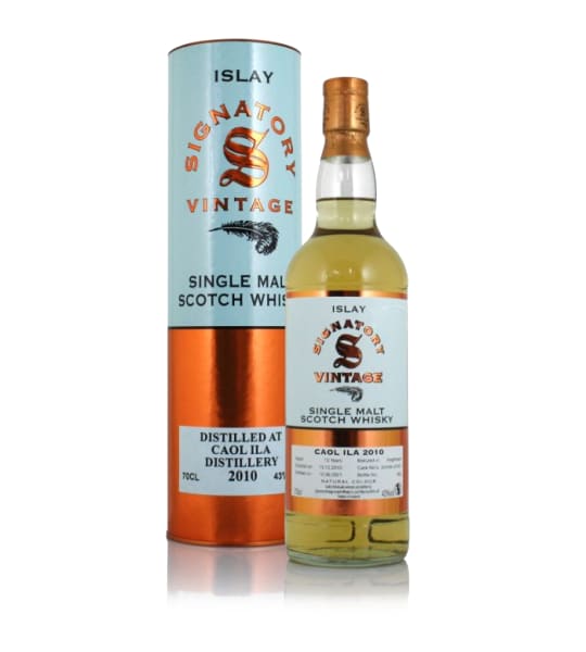 Caol Ila 10 Year Old 2010 (casks 324048 & 324051) - Signatory 700ml bottle - Scotch Whisky whisky