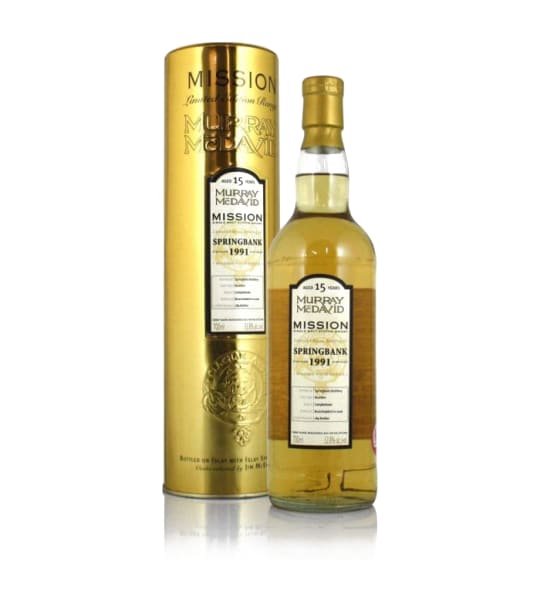 Springbank 15 Year Old 1991 - Mission Gold (Murray McDavid) 700ml bottle - Scotch Whisky whisky