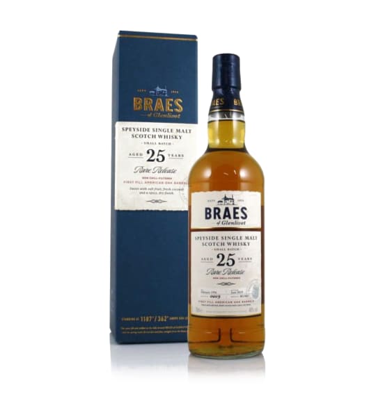 Braes of Glenlivet 25 Year Old - Secret Speyside Collection 700ml bottle - Scotch Whisky whisky