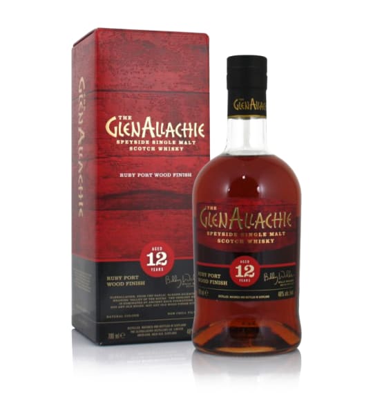 GlenAllachie 12 Year Old Ruby Port Wood Finish 700ml bottle - Scotch Whisky whisky