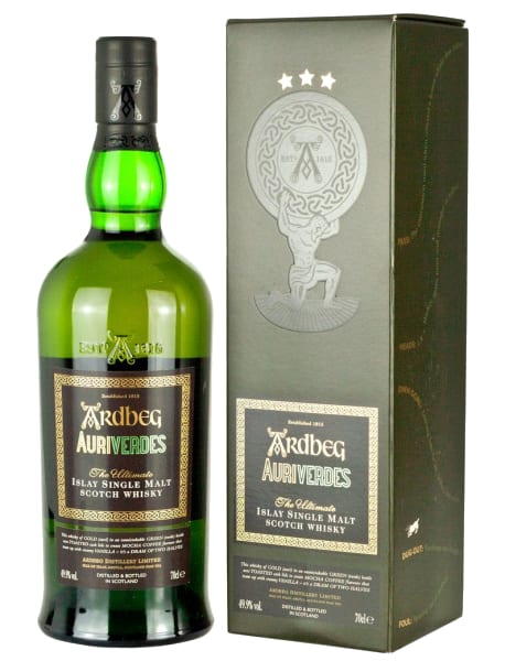 Ardbeg Auriverdes 700ml bottle - Scotch Whisky whisky