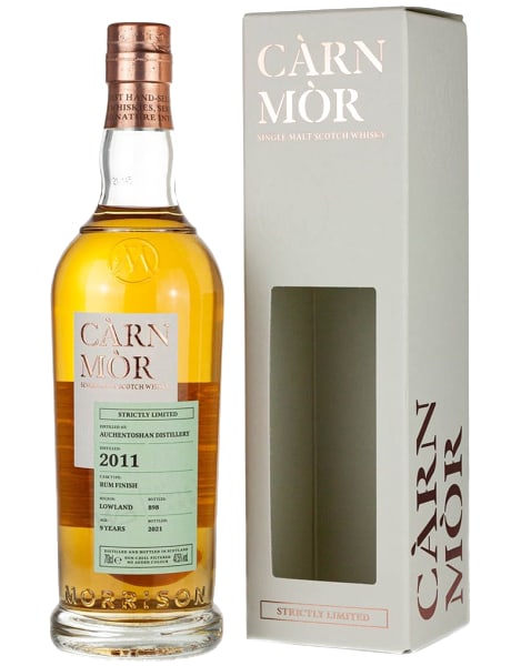 Auchentoshan 9 Year Old 2011 - Strictly Limited (Càrn Mòr) 700ml bottle - Scotch Whisky whisky
