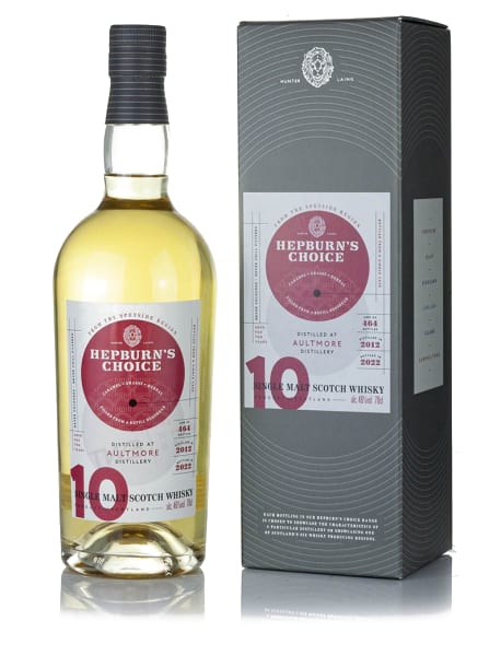 Aultmore 10 Year Old 2012 - Hepburn's Choice (Langside) 700ml bottle - Scotch Whisky whisky