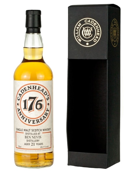Ben Nevis 21 Year Old 1996 176th Anniversary - (Cadenhead's) 700ml bottle - Scotch Whisky whisky