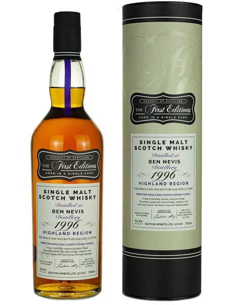 Ben Nevis 23 Year Old 1996 (cask 17618) - The First Editions (Hunter Laing) 700ml bottle - Scotch Whisky whisky