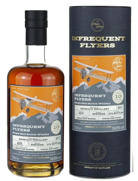 Benriach 10 Year Old 2011 (cask 2377) - Infrequent Flyers (Alistair Walker) 700ml bottle - Scotch Whisky whisky