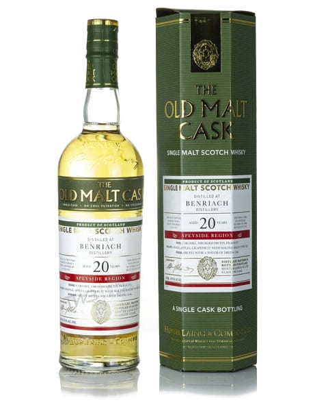 Benriach 20 Year Old 2001 (Cask 19523) - Old Malt Cask (Hunter Laing) 700ml bottle - Scotch Whisky whisky