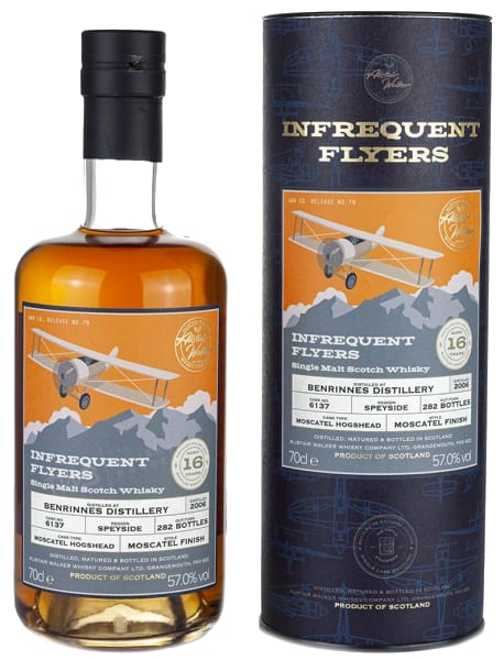 Benrinnes 16 Year Old 2006 (Cask 6137) - Infrequent Flyers (Alistair Walker) 700ml bottle - Scotch Whisky whisky