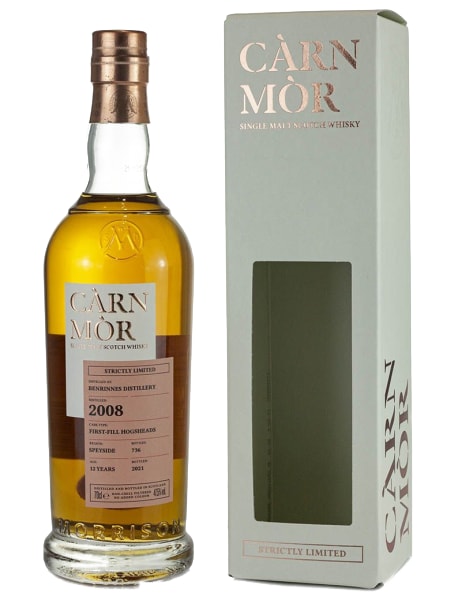 Benrinnes 12 Year Old 2008 - Strictly Limited (Càrn Mòr) 700ml bottle - Scotch Whisky whisky