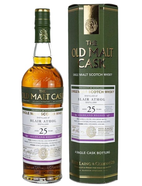 Blair Athol 25 Year Old 1995 (cask 18668) - Old Malt Cask (Hunter Laing) 700ml bottle - Scotch Whisky whisky