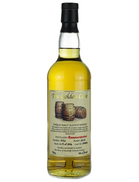 Bunnahabhain 40 Year Old 1972 (cask CM184) - The Golden Cask (House of MacDuff) 700ml bottle - Scotch Whisky whisky
