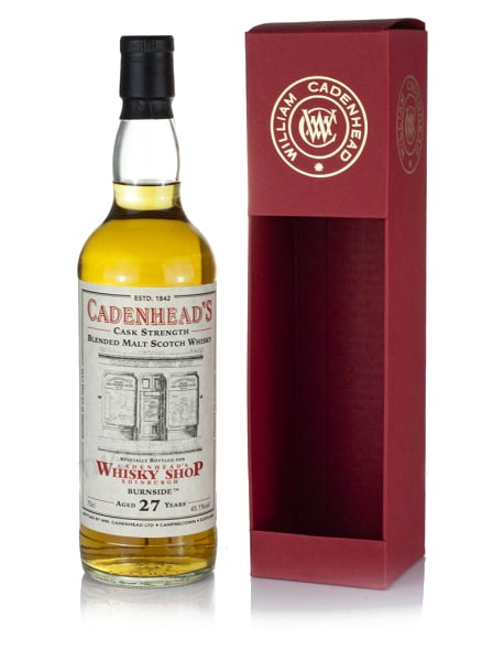 Burnside 27 Year Old 1991 Cadenhead's Shop Edinburgh 700ml bottle - Scotch Whisky whisky