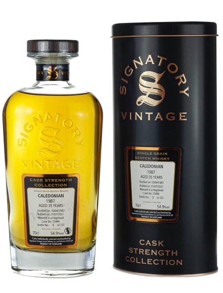 Caledonian 34 Year Old 1987 (Cask 23484) - Cask Strength Collection (Signatory) 700ml bottle - Scotch Whisky whisky