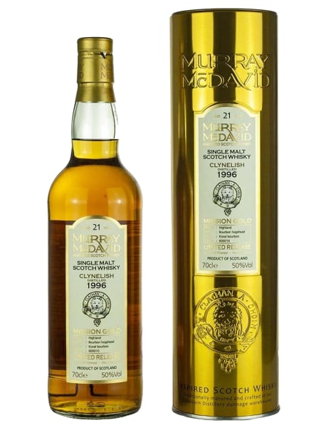 Clynelish 21 Year Old 1996 - Mission Gold (Murray Mcdavid) 700ml bottle - Scotch Whisky whisky