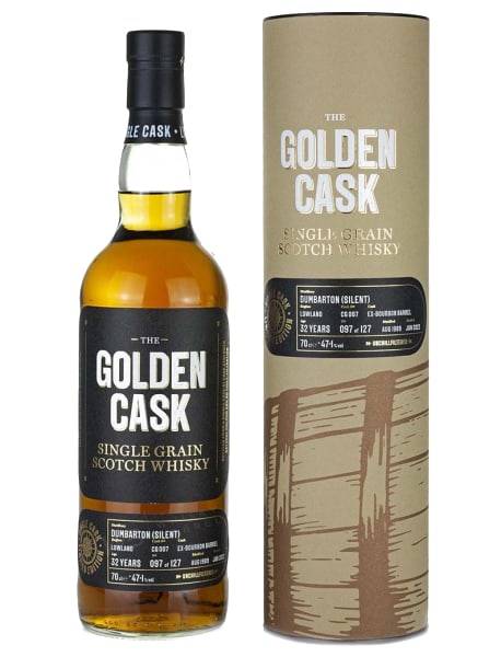 Dumbarton 32 Year Old 1989 (Cask CG007) - The Golden Cask (House of Macduff) 700ml bottle - Scotch Whisky whisky