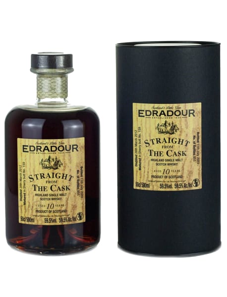 Edradour 10 Year Old 2012 (cask 159) - Straight From The Cask 700ml bottle - Scotch Whisky whisky