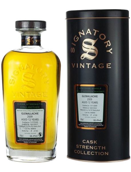 Glenallachie 12 Year Old 2009 (Cask 900859) - Cask Strength Collection (Signatory) 700ml bottle - Scotch Whisky whisky
