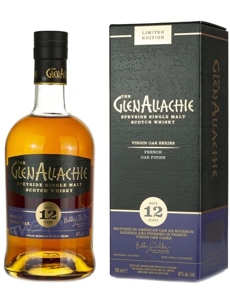 Glenallachie 12 Year Old French Oak Finish 700ml bottle - Scotch Whisky whisky