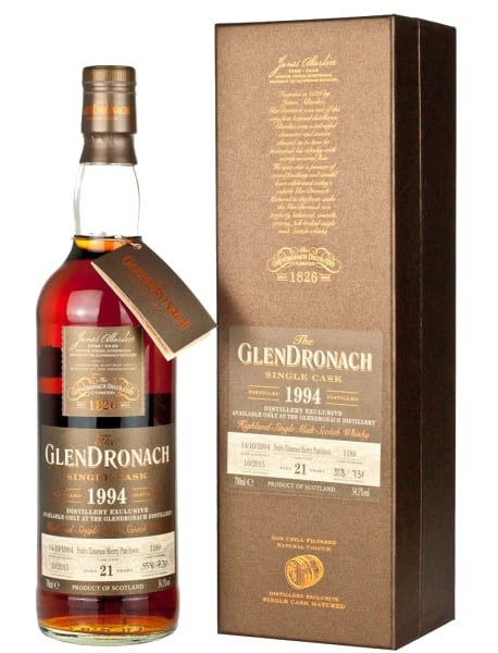 Glendronach 21 Year Old 1994 (cask 1189) Distillery Exclusive 700ml bottle - Scotch Whisky whisky