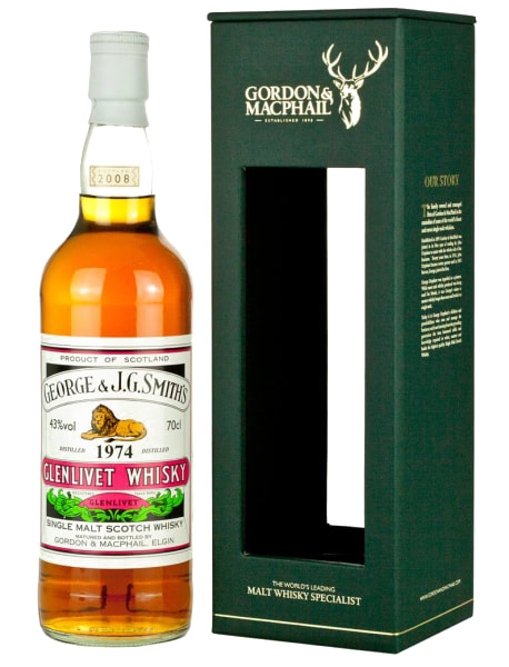 Glenlivet 1974 Smith's (2008) - (Gordon & MacPhail) 700ml bottle - Scotch Whisky whisky