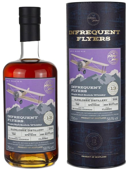 Glenlossie 13 Year Old 2009 (Cask 799) - Infrequent Flyers (Alistair Walker) 700ml bottle - Scotch Whisky whisky
