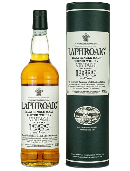 Laphroaig 17 Year Old 1989 Vintage Feis Ile 2007 700ml bottle - Scotch Whisky whisky
