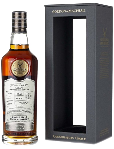 Ledaig (Tobermory) 20 Year Old 2001 (Cask 285) - Connoisseurs Choice (Gordon and MacPhail) 700ml bottle - Scotch Whisky whisky