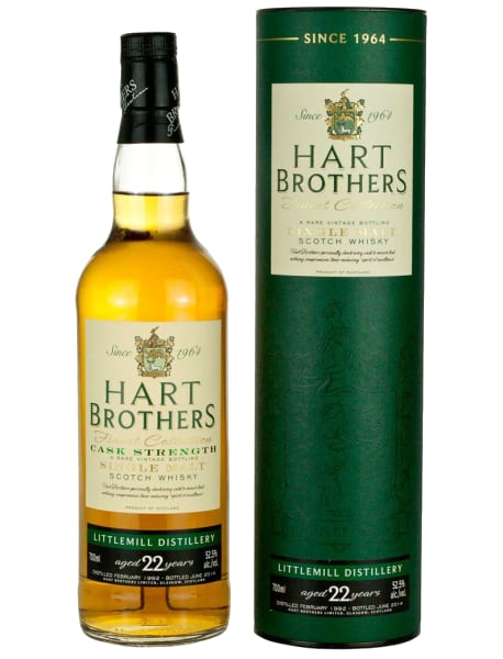 Littlemill 22 Year Old 1992 (Hart Brothers) 700ml bottle - Scotch Whisky whisky