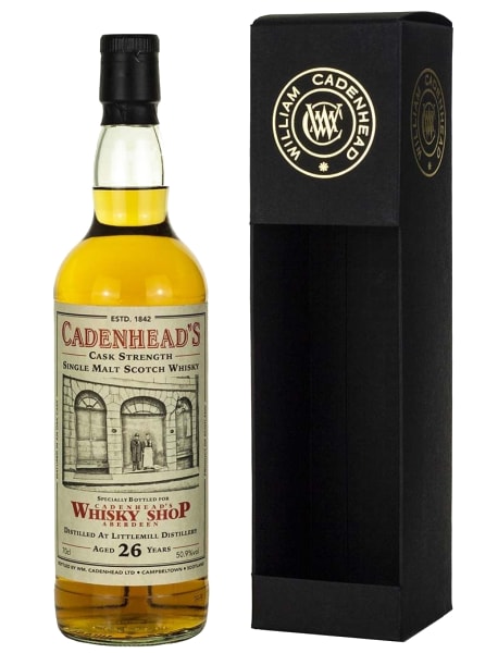 Littlemill 26 Year Old 1992 Aberdeen 2018 Release (Cadenhead's)  700ml bottle - Scotch Whisky whisky