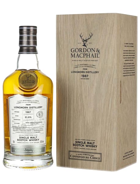 Longmorn 33 Year Old 1987 (cask 5725) - Connoisseurs Choice (Gordon and MacPhail) 700ml bottle - Scotch Whisky whisky