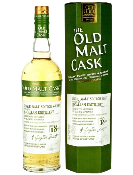 Macallan 18 Year Old 1993 (cask 9127) - Old Malt Cask (Hunter Laing) 700ml bottle - Scotch Whisky whisky