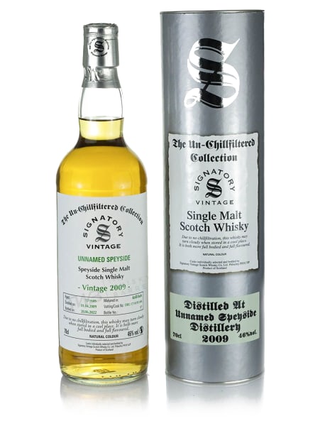 Mystery Malt (Macallan) 13 Year Old 2009 Signatory Un-Chillfiltered cask #44 700ml bottle - Scotch Whisky whisky