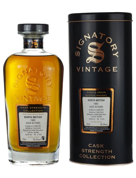 North British 30 Year Old 1991 (Cask 262089) - Cask Strength Collection (Signatory) 700ml bottle - Scotch Whisky whisky