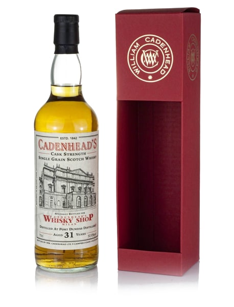 Port Dundas 31 Year Old 1988 Cadenhead's Shop Milan (2019) 700ml bottle - Scotch Whisky whisky