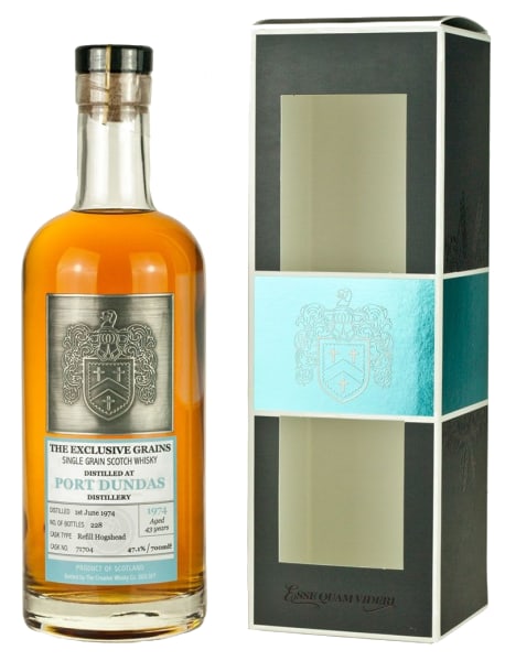 Port Dundas 43 Year Old 1974 (cask 71704) - The Exclusive Grains (Creative Whisky Company) 700ml bottle - Scotch Whisky whisky