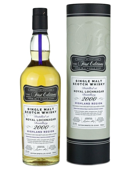 Royal Lochnagar 21 Year Old 2000 (cask 18757) - The First Editions (Hunter Laing) 700ml bottle - Scotch Whisky whisky