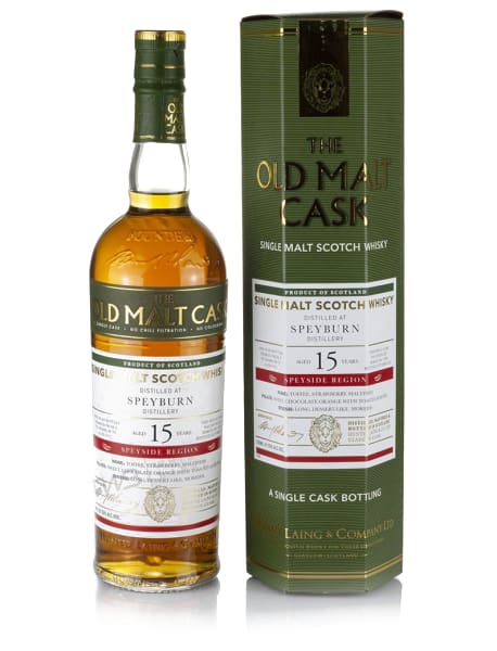 Speyburn 15 Year Old 2007 (Cask 19721) - Old Malt Cask (Hunter Laing) 700ml bottle - Scotch Whisky whisky
