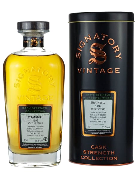 Strathmill 25 Year Old 1996 (cask 2100) - Cask Strength Collection (Signatory) 700ml bottle - Scotch Whisky whisky